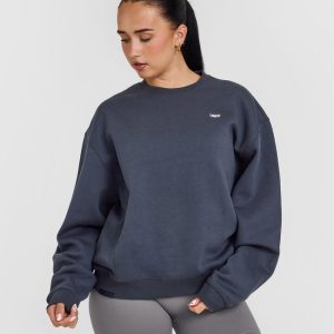 Foundations Crew Neck Sweatshirt True Blue