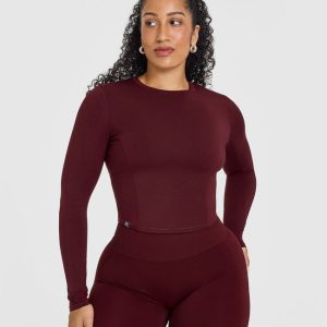Mellow™ Soft Mid Long Sleeve Top Rosewood