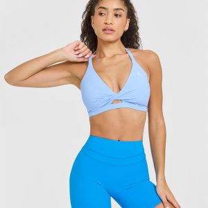 Unified Twist Sports Bra Powdered Blue
