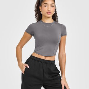 Mellow™ Soft Mid Short Sleeve T-Shirt Ash Grey