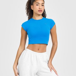 Cotton Icon Baby T-Shirt Tropical Blue