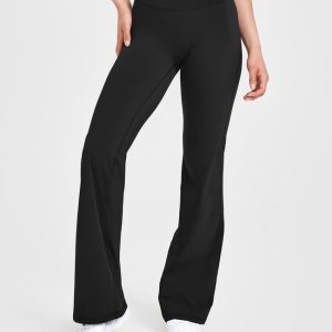 Unified Wrap Flared Bottoms Black