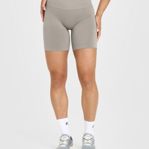Effortless Seamless Shorts Warm Sand