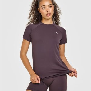 Go To Seamless Loose Top Umber Brown